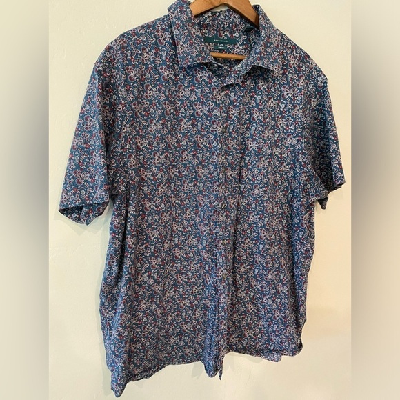 Perry Ellis - Floral print Button Down Shirt - Picture 4 of 6